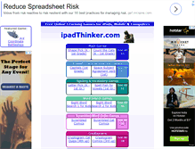 Tablet Screenshot of ipadthinker.com